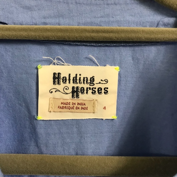 Anthropologie Holding Horses triple ruffle shirt - Picture 3 of 7